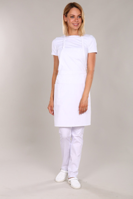 Фартук  303 ТС. Цвет: белый