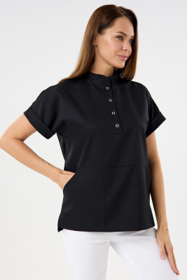 Куртка женская 401 Вискоза. Цвет: черный