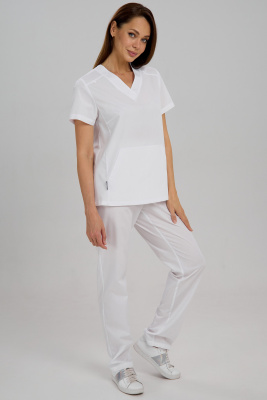 Костюм женский 555 ТС. Цвет: белый