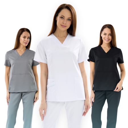 Женский медицинский костюм из поливискозы: стиль, комфорт и функциональность для мед.профи