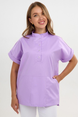 Куртка женская 401 СVC. Цвет: сиреневый