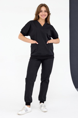 Костюм хирургический  215 ТС. Цвет: черный