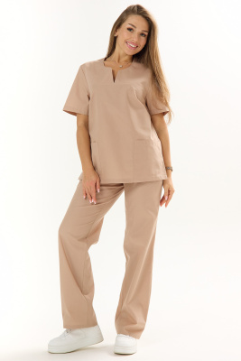 Костюм женский мод. 403 ТСК цв. 128 (миндальный)