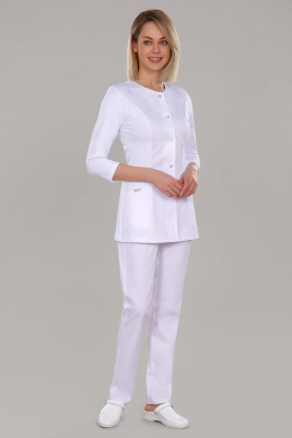 Костюм женский  177 CVC/трикотаж. Цвет: белый