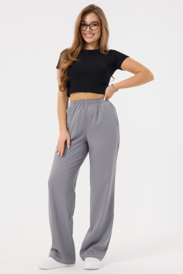 Брюки женские 483 Вискоза. Цвет: серый