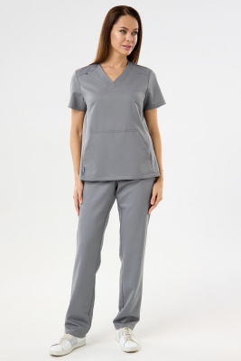 Костюм хирургический 555 Вискоза  Цвет: серый