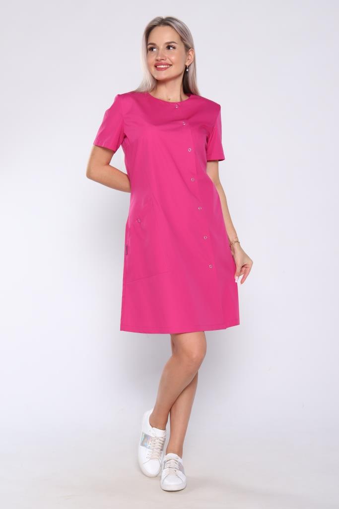 Халат женский 204 ТС. Цвет: фуксия