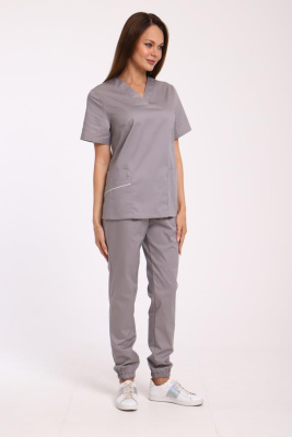 Костюм хирургический 241 CVC. Цвет: серый