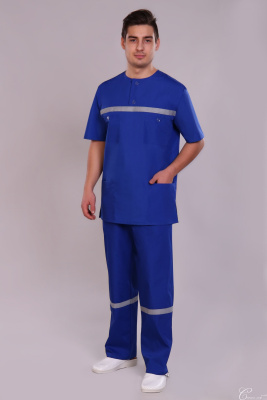 Костюм скорой помощи летний универсальный  148 ТС. Цвет: синий