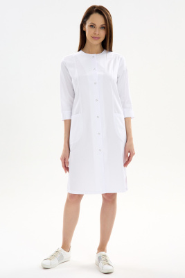 Халат женский 208 CVC. Цвет: белый