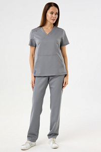 Костюм хирургический 555 Вискоза  Цвет: серый