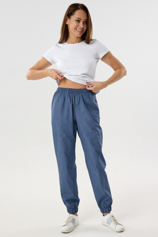 Брюки женские  221 ТС. Цвет: джинс