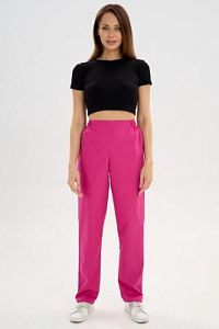 Брюки женские  281 ТС. Цвет: фуксия