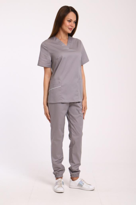 Костюм хирургический 241 CVC. Цвет: серый