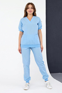 Костюм хирургический  215 ТС. Цвет: холодный голубой