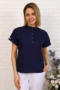 Куртка женская  189 ТС. Цвет: темно-синий