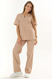 Костюм женский мод. 403 ТСК цв. 128 (миндальный)