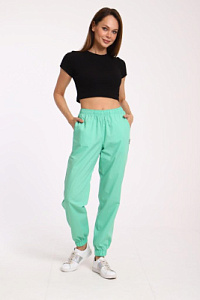 Брюки женские 221 ТС. Цвет: зеленое яблоко