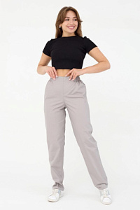 Брюки женские 281 ТС. Цвет: серый