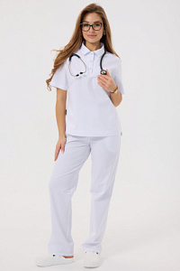 Костюм женский 405 CVC. Цвет: Белый