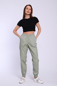 Брюки женские  221 ТС. Цвет: оливковый