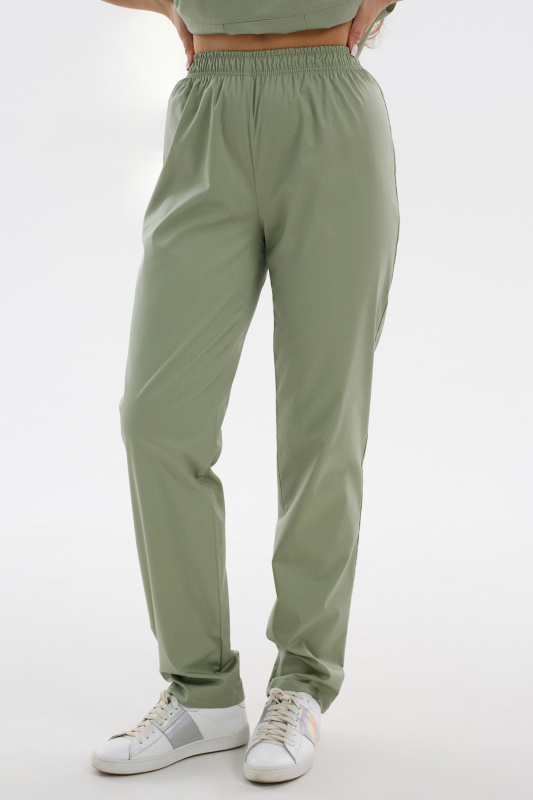 Костюм женский 401 CVC. Цвет: Оливковый