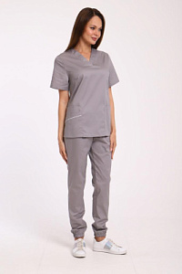 Костюм хирургический 241 CVC. Цвет: серый