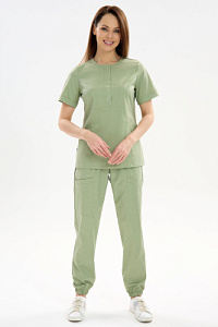 Костюм женский 205 CVC. Цвет: оливковый
