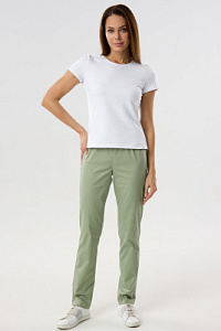 Брюки женские  201 CVC. Цвет: оливковый 