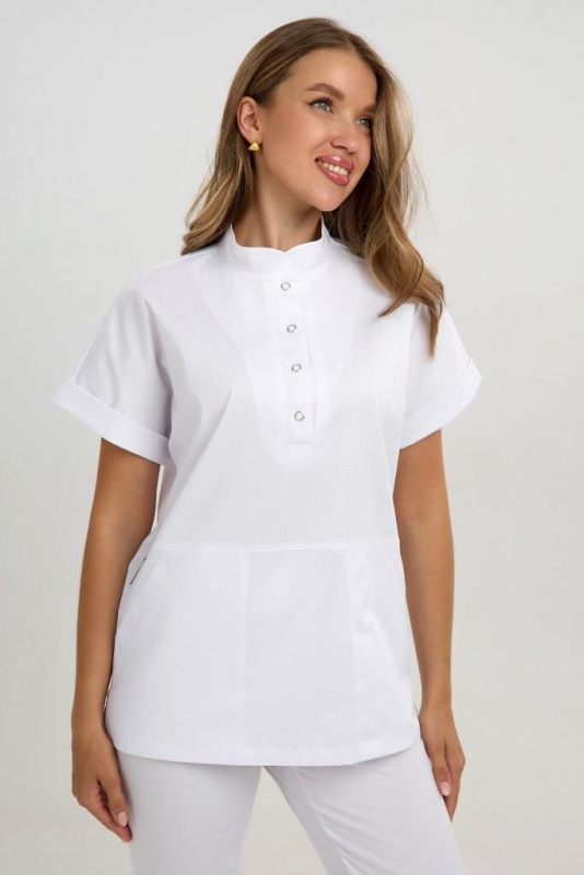 Куртка женская 401 СVC. Цвет: белый