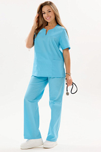 Костюм женский 403 ТС. Цвет: голубой