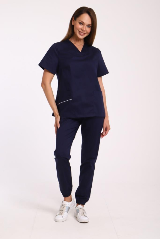 Костюм хирургический 241 CVC. Цвет: темно-синий