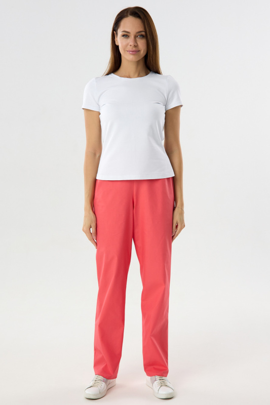Брюки женские 281 ТС. Цвет: коралловый