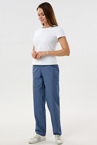 Брюки женские 281 ТС. Цвет: джинс