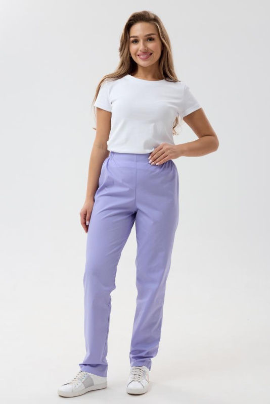 Брюки женские 281 ТС. Цвет: сиреневый