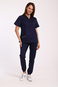 Костюм хирургический 241 CVC. Цвет: темно-синий