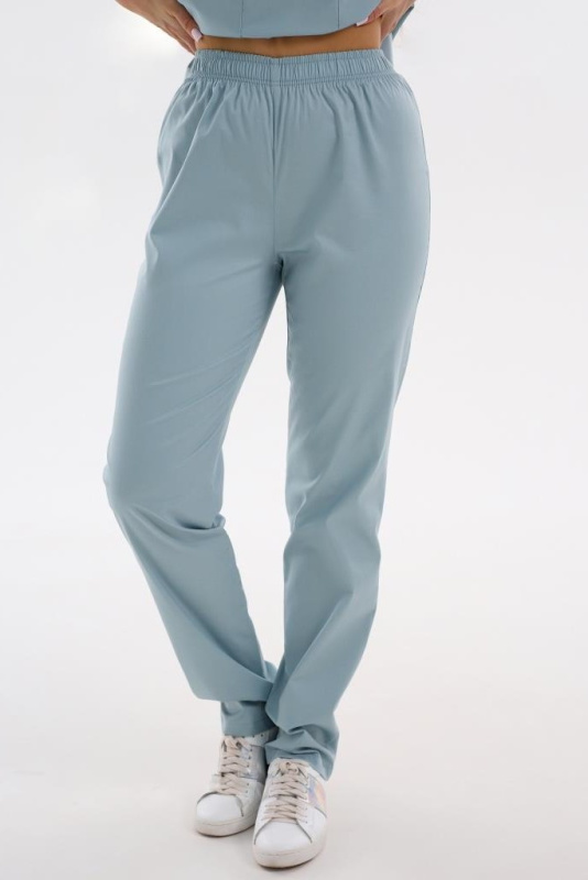 Костюм женский 401 CVC. Цвет: серо-голубой