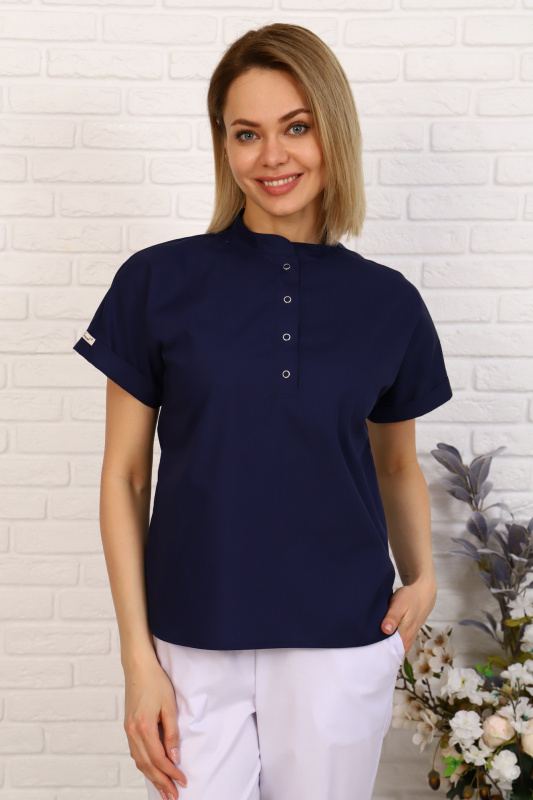 Куртка женская  189 ТС. Цвет: темно-синий