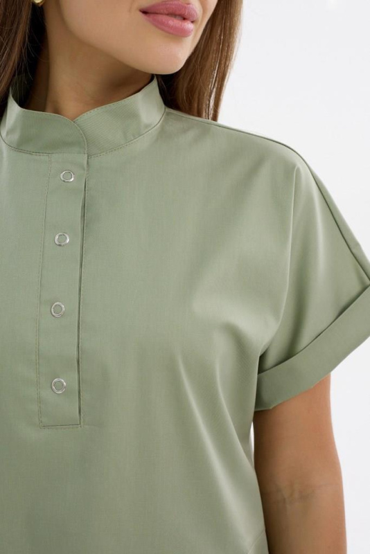 Костюм женский 401 CVC. Цвет: Оливковый