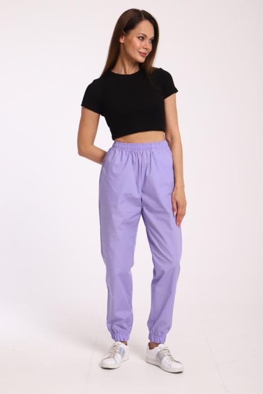 Брюки женские 221ТС. Цвет: сиреневый
