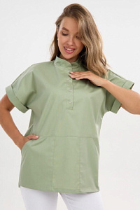 Куртка женская 401 СVC. Цвет:оливковый