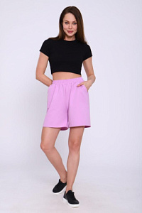 Шорты женские трикотажные мод. 2006 Тр. Цвет: сиреневый