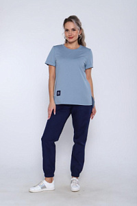 Брюки женские 221 ТС. Цвет: темно-синий