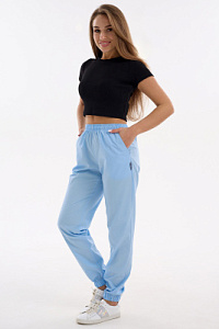 Брюки женские 221 ТС. Цвет: холодный голубой