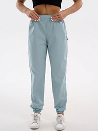 Брюки женские 221 ТС. Цвет: серо- голубой